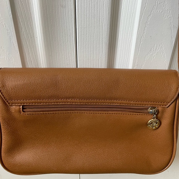 Pourchet crossbody bag in tan leather - Made in France - Picture 5 of 7